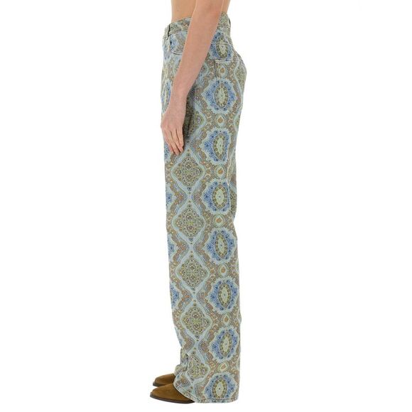 Etro Women Jeans Con Stampa Paisley